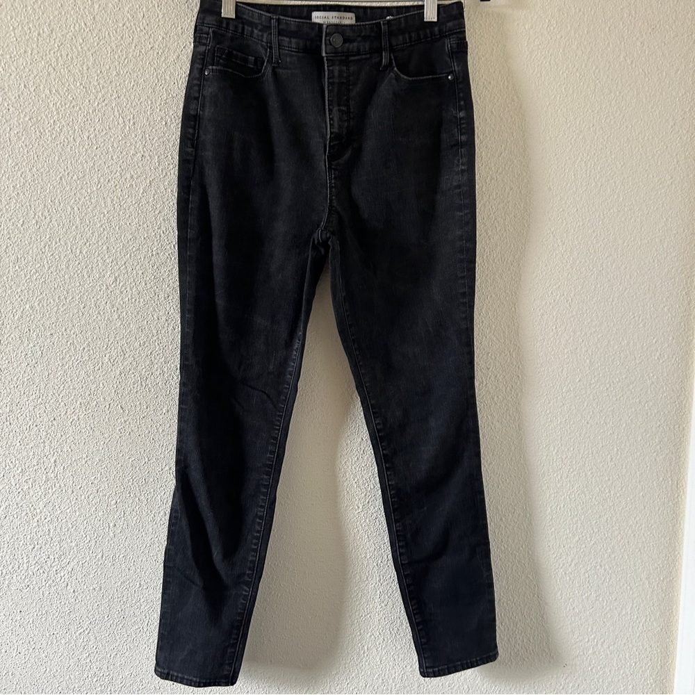 Social Standard Sanctuary High School Rise Skinny Jeans Women’s 10/30 black